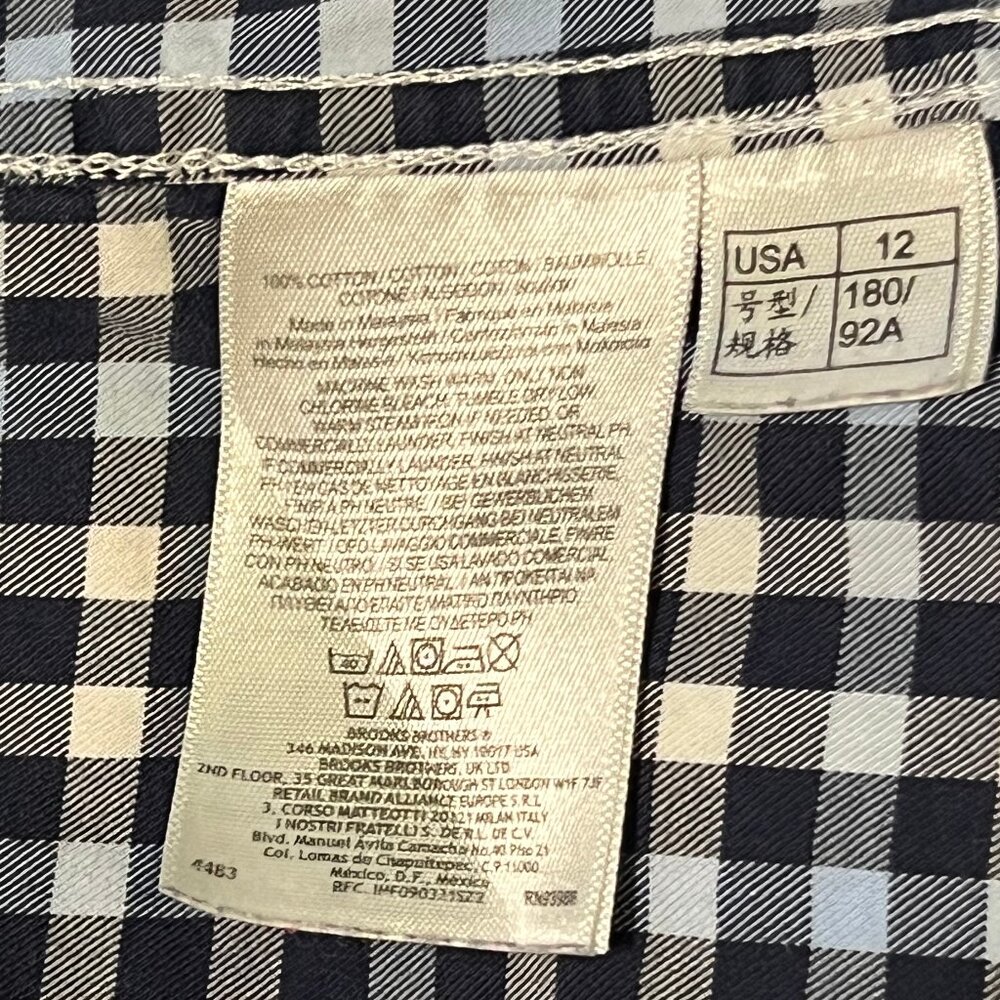 Brooks Brothers Women's Gingham Button Down Shirt - Picture 13 of 16